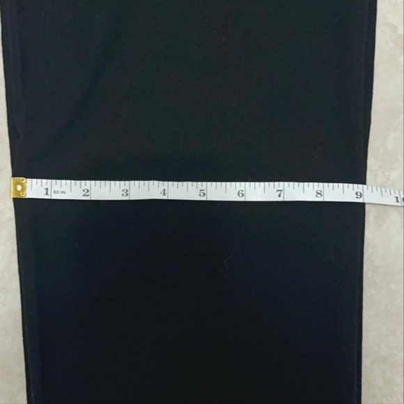 Eileen Fisher Casual Black Pants Pull on Stretch Wide Leg Women Size M. - Picture 5 of 7